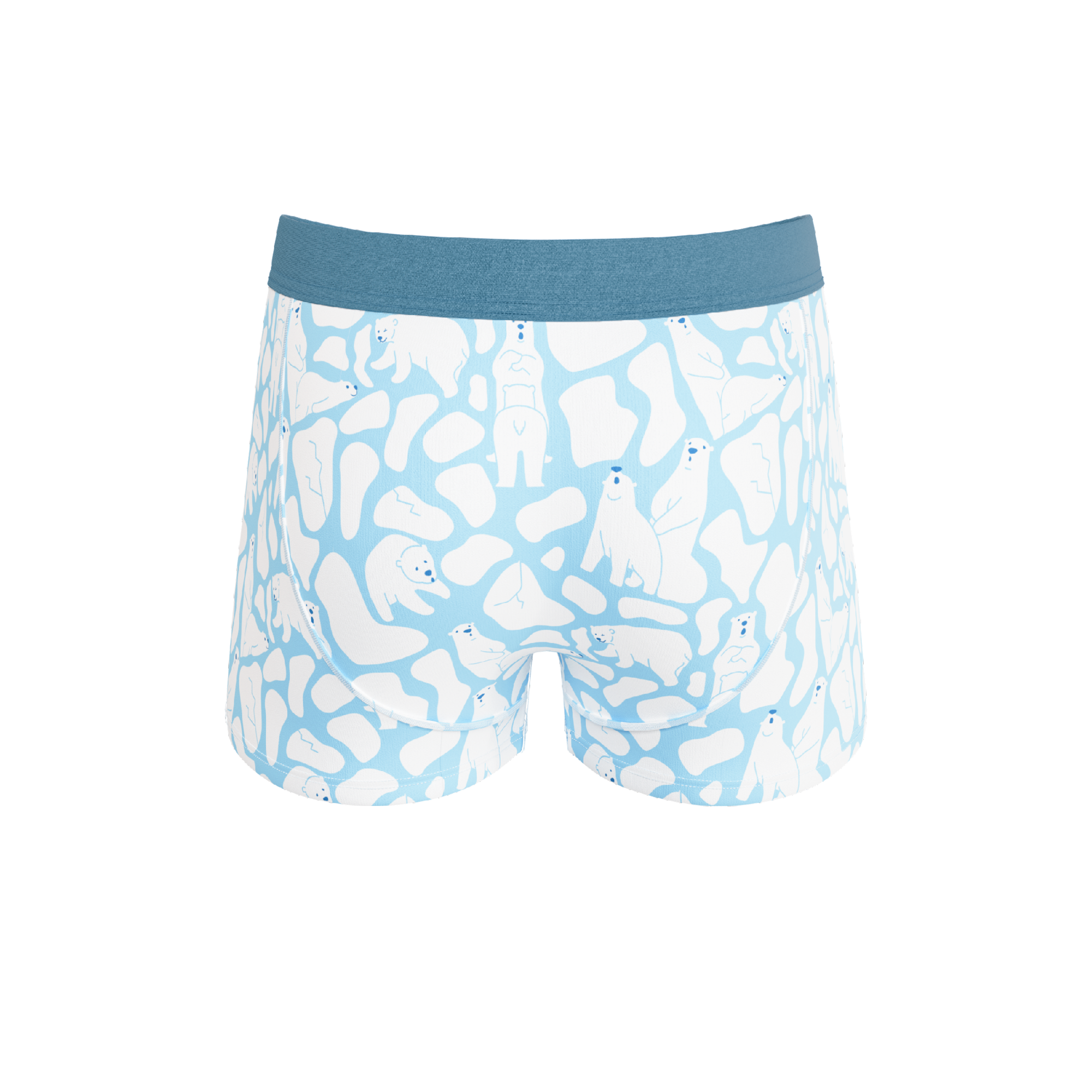 The Polar Polka | Polar Bear Scene Ball Hammock® Pouch Trunks Underwear - Shinesty