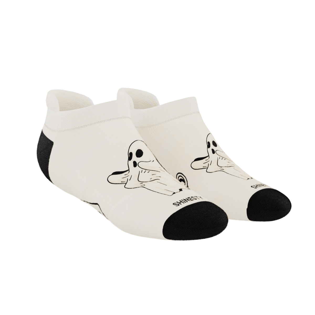 The Possessed Chest | Ghost Heel Hammock™ Ankle Socks - Shinesty