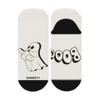 The Possessed Chest | Ghost Heel Hammock™ Ankle Socks - Shinesty