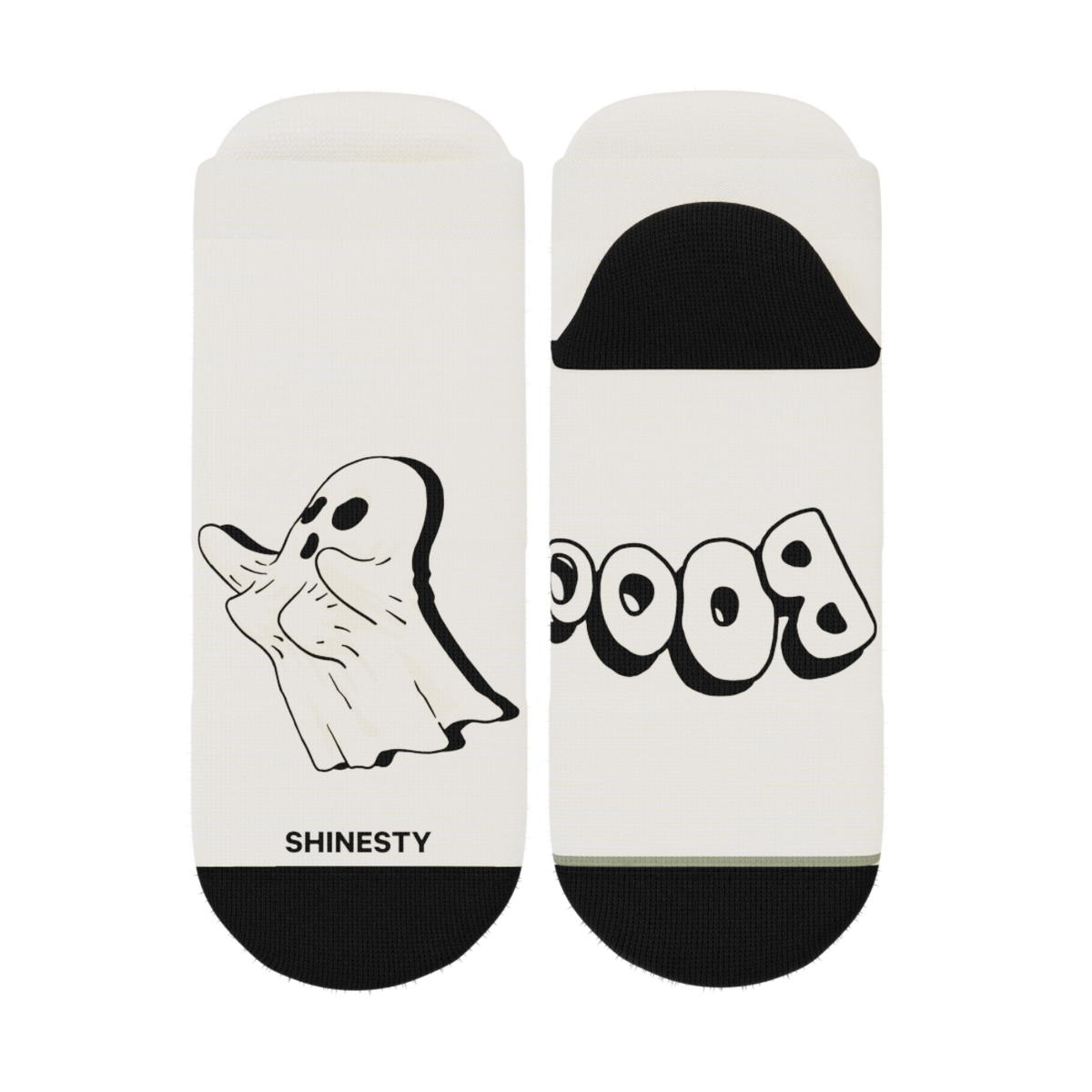 The Possessed Chest | Ghost Heel Hammock™ Ankle Socks - Shinesty
