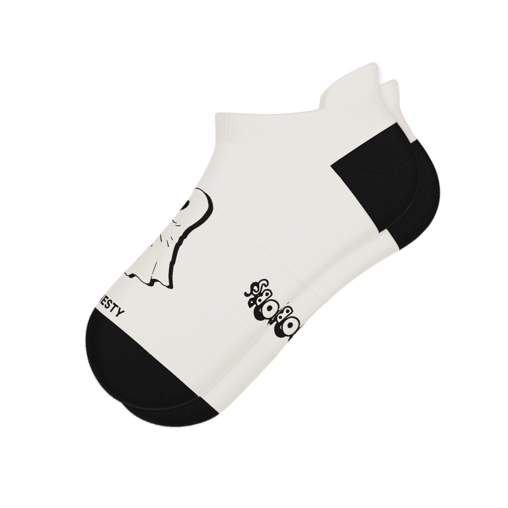 The Possessed Chest | Ghost Heel Hammock™ Ankle Socks - Shinesty