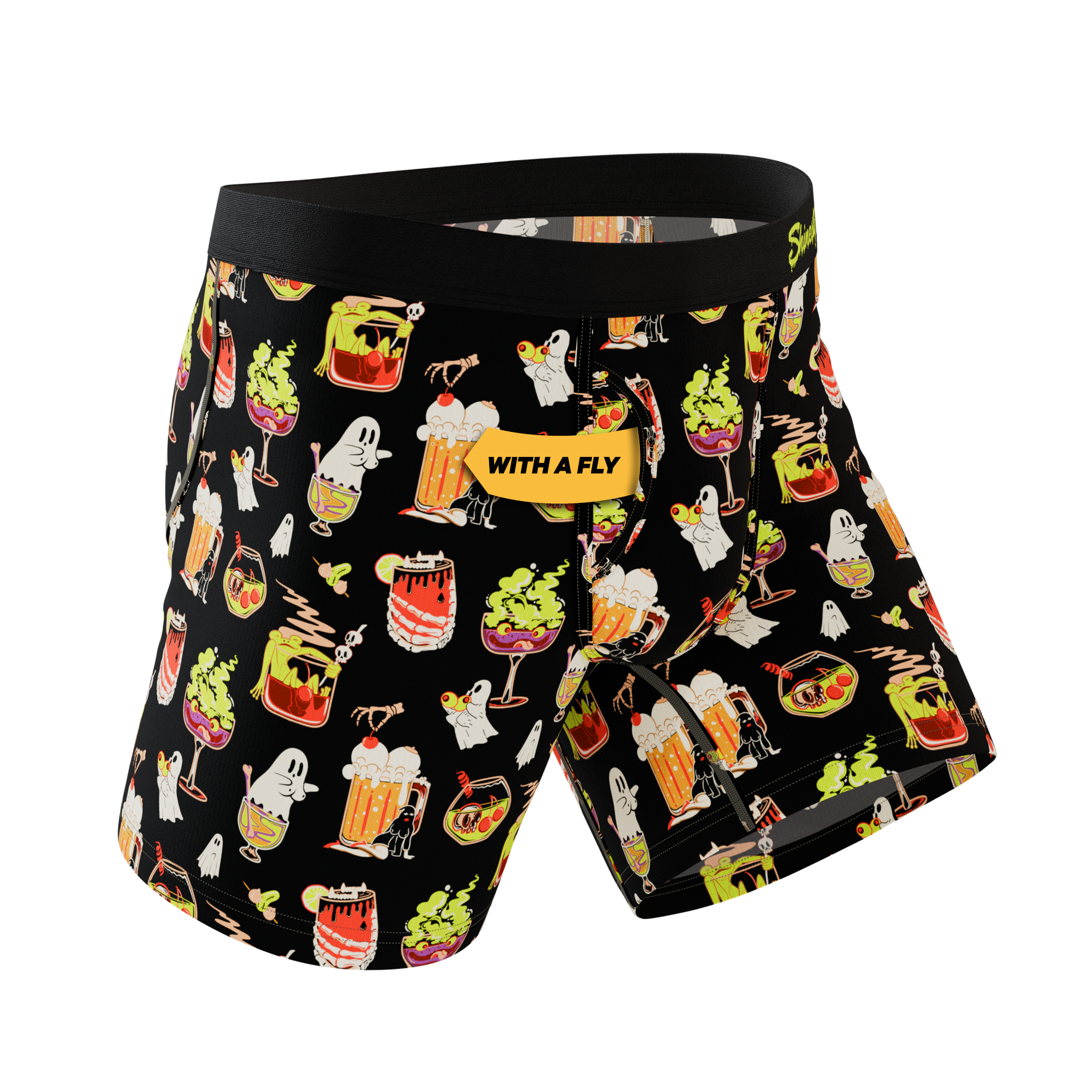 The Potions Pub | Halloween Cocktail Ball Hammock® Pouch Underwear With Fly - Shinesty