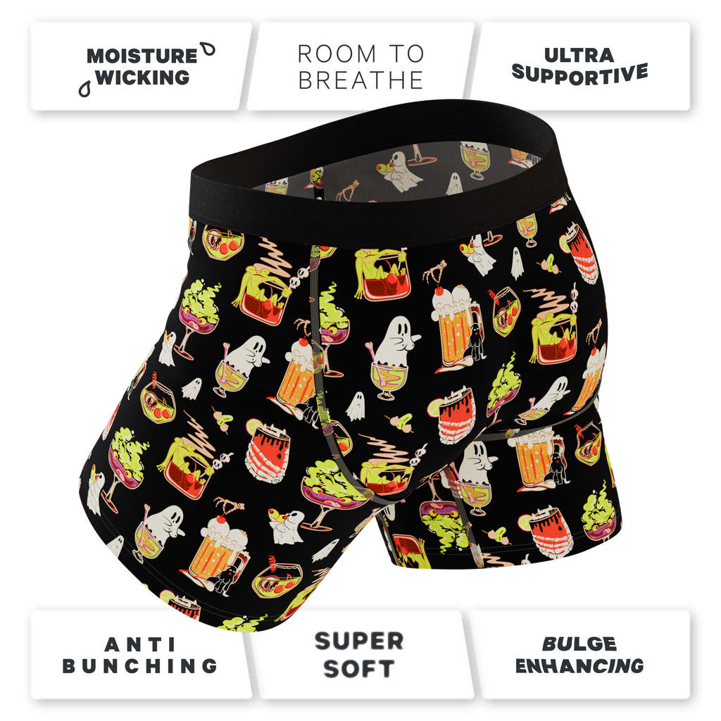 The Potions Pub | Halloween Cocktail Ball Hammock® Pouch Underwear With Fly - Shinesty