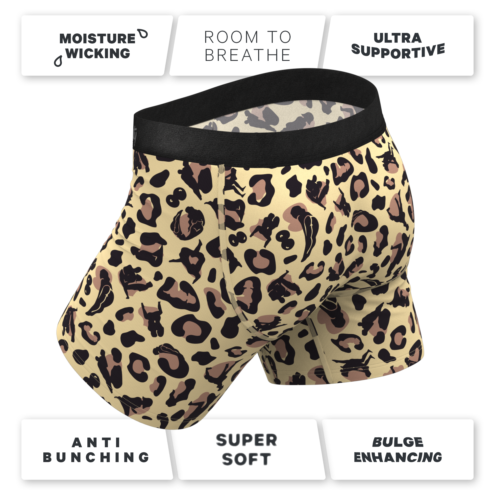 The Primal Passion | Naughty Cheetah Print Ball Hammock® Pouch Underwear - Shinesty
