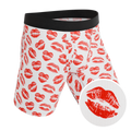 The Pucker Up | Lipstick Kiss Ball Hammock® Boxer - Long Leg - Shinesty