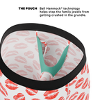 The Pucker Up | Lipstick Kiss Ball Hammock® Boxer - Long Leg - Shinesty
