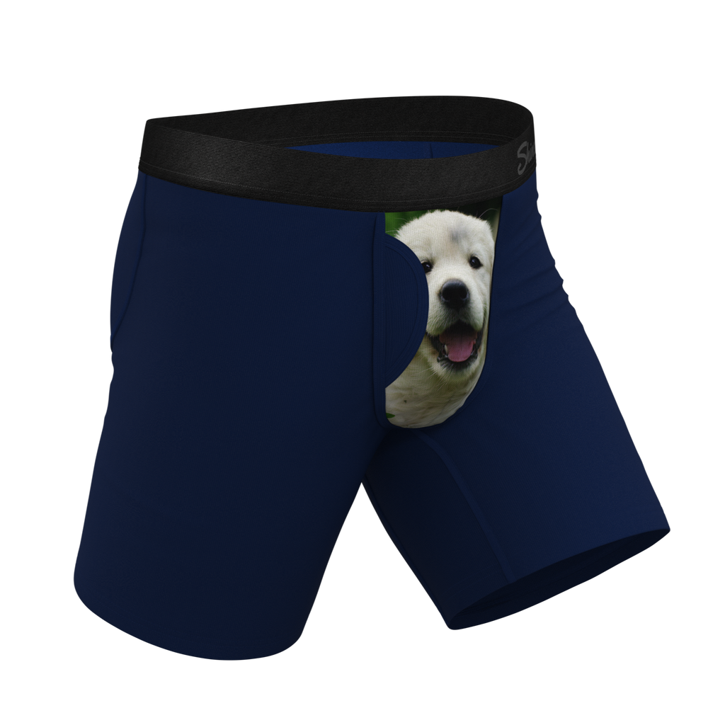 The Puppy Love | Puppy Ball Hammock® Boxer - Long Leg - Shinesty