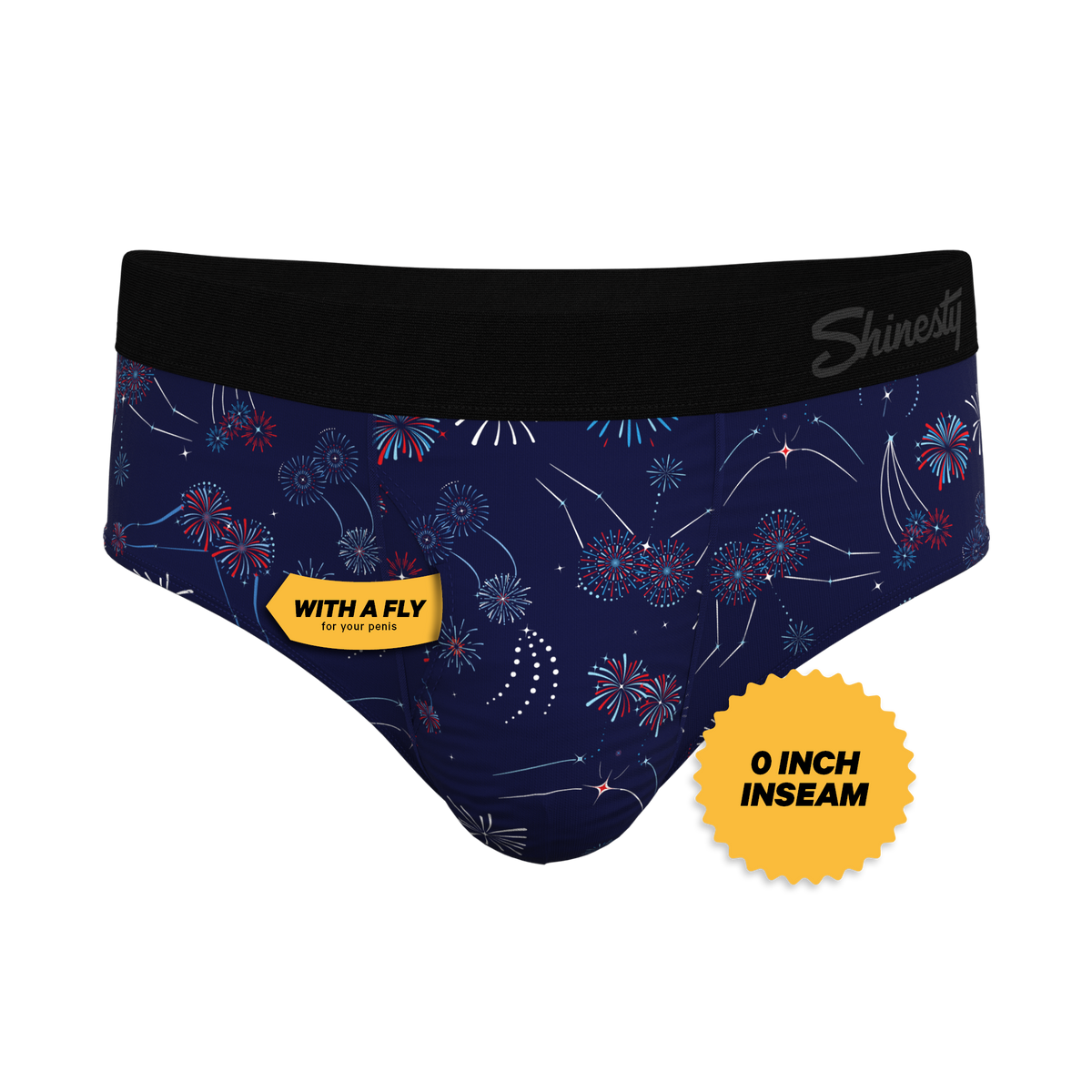 The Pyrotecnips | Naughty Fireworks Ball Hammock® Pouch Underwear Briefs - Shinesty
