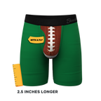 The Quarterback Sack | Football Ball Hammock® Boxer - Long Leg - Shinesty