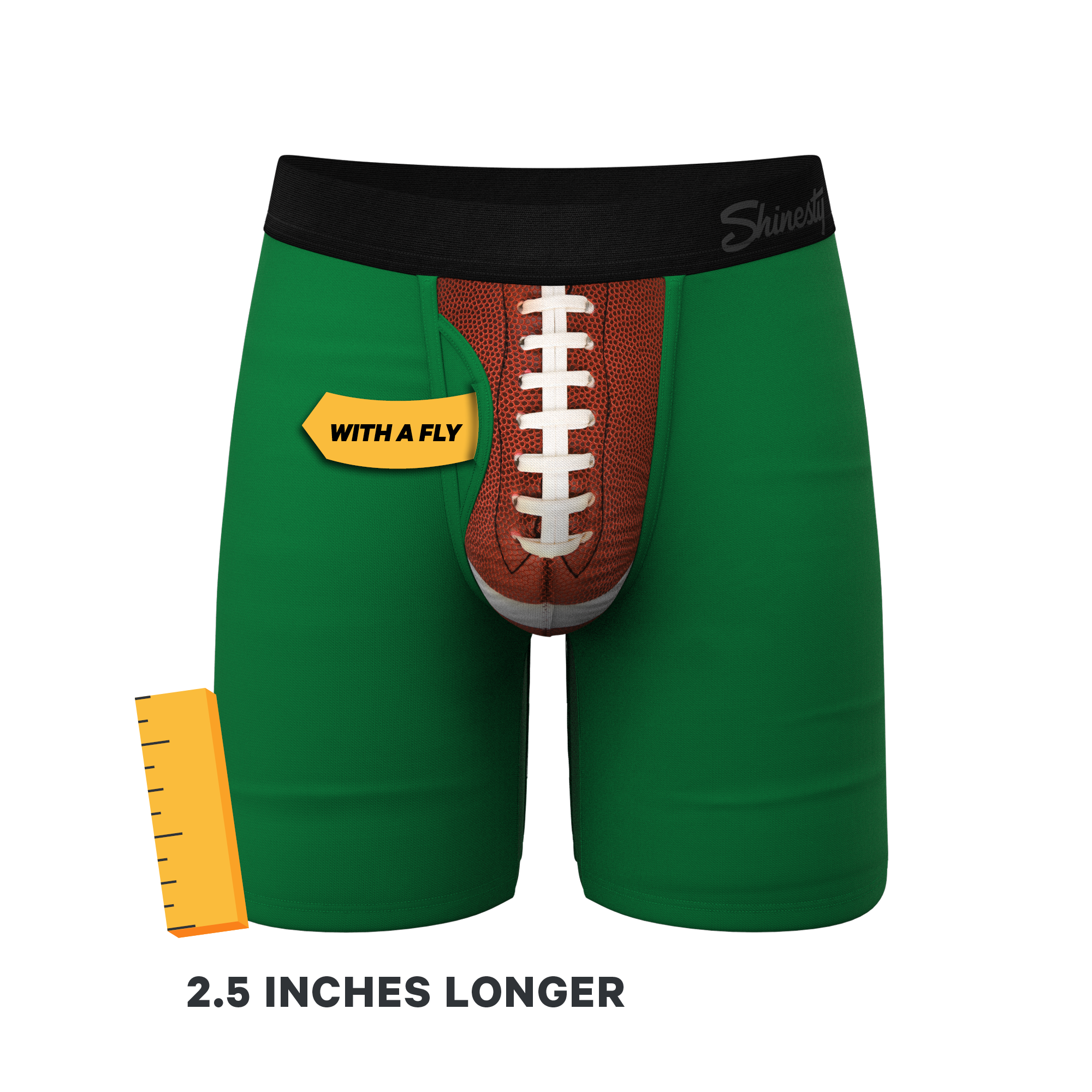 The Quarterback Sack | Football Ball Hammock® Boxer - Long Leg - Shinesty
