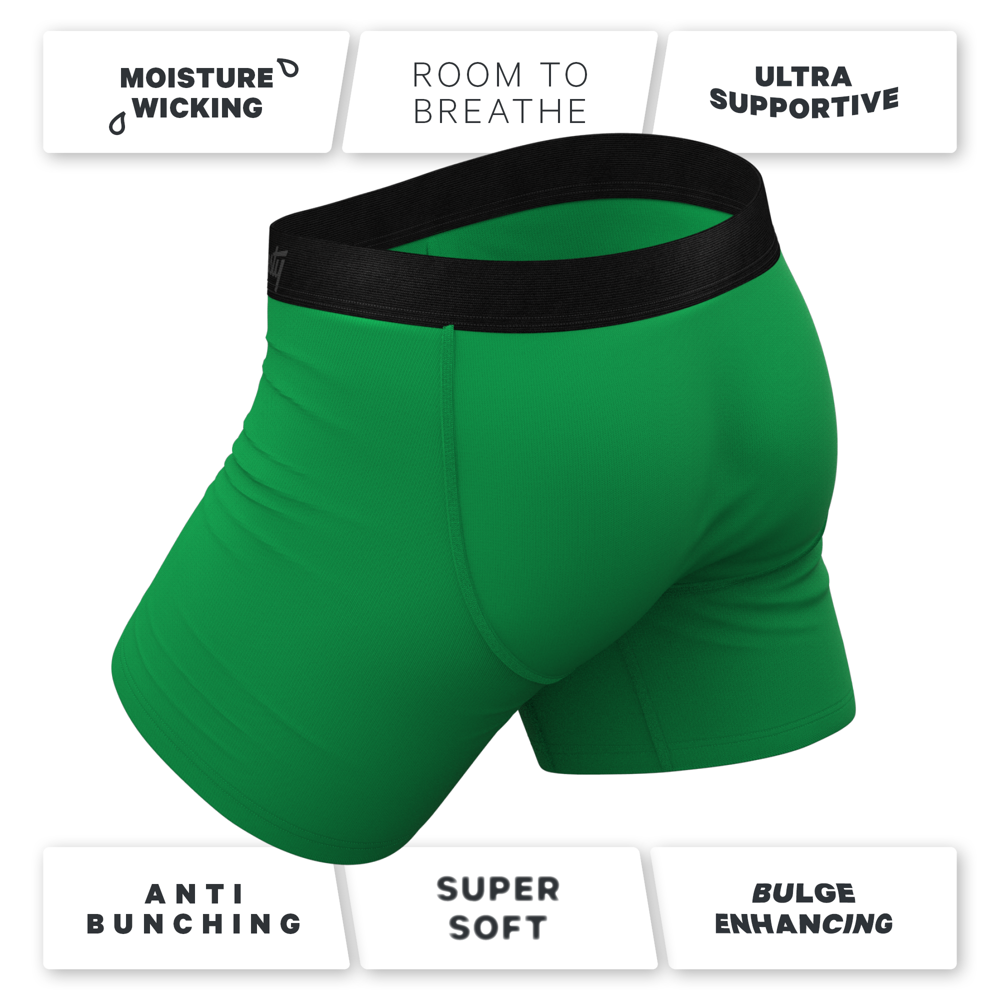 The Quarterback Sack | Football Ball Hammock® Pouch Underwear With Fly - Shinesty