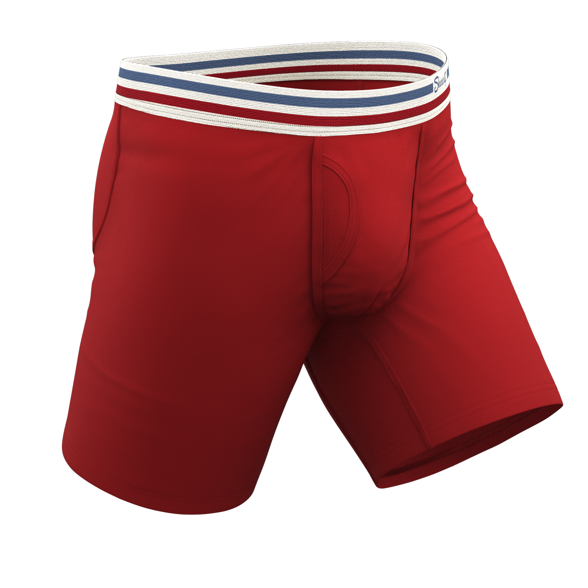 The Ready or Not | Bright Red Retro Ball Hammock® Boxer - Long Leg - Shinesty
