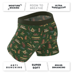 The Really Happy Camper | Camping Ball Hammock® Pouch Underwear With Fly - Shinesty