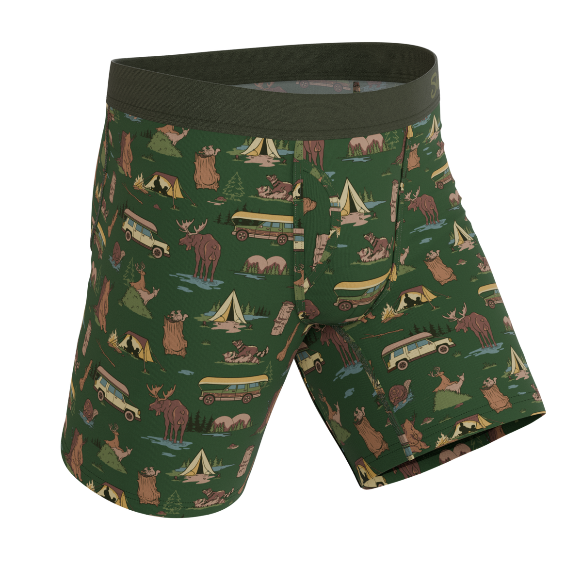 The Really Happy Camper | Camping Ball Hammock® Boxer - Long Leg - Shinesty