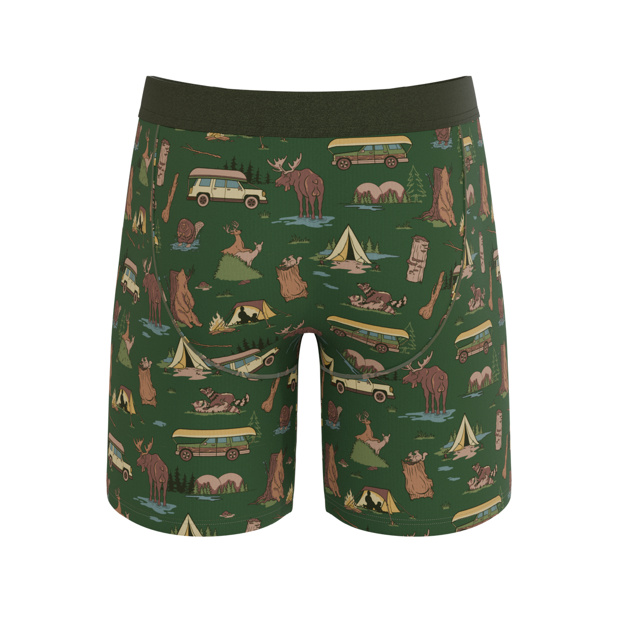 The Really Happy Camper | Camping Ball Hammock® Boxer - Long Leg - Shinesty