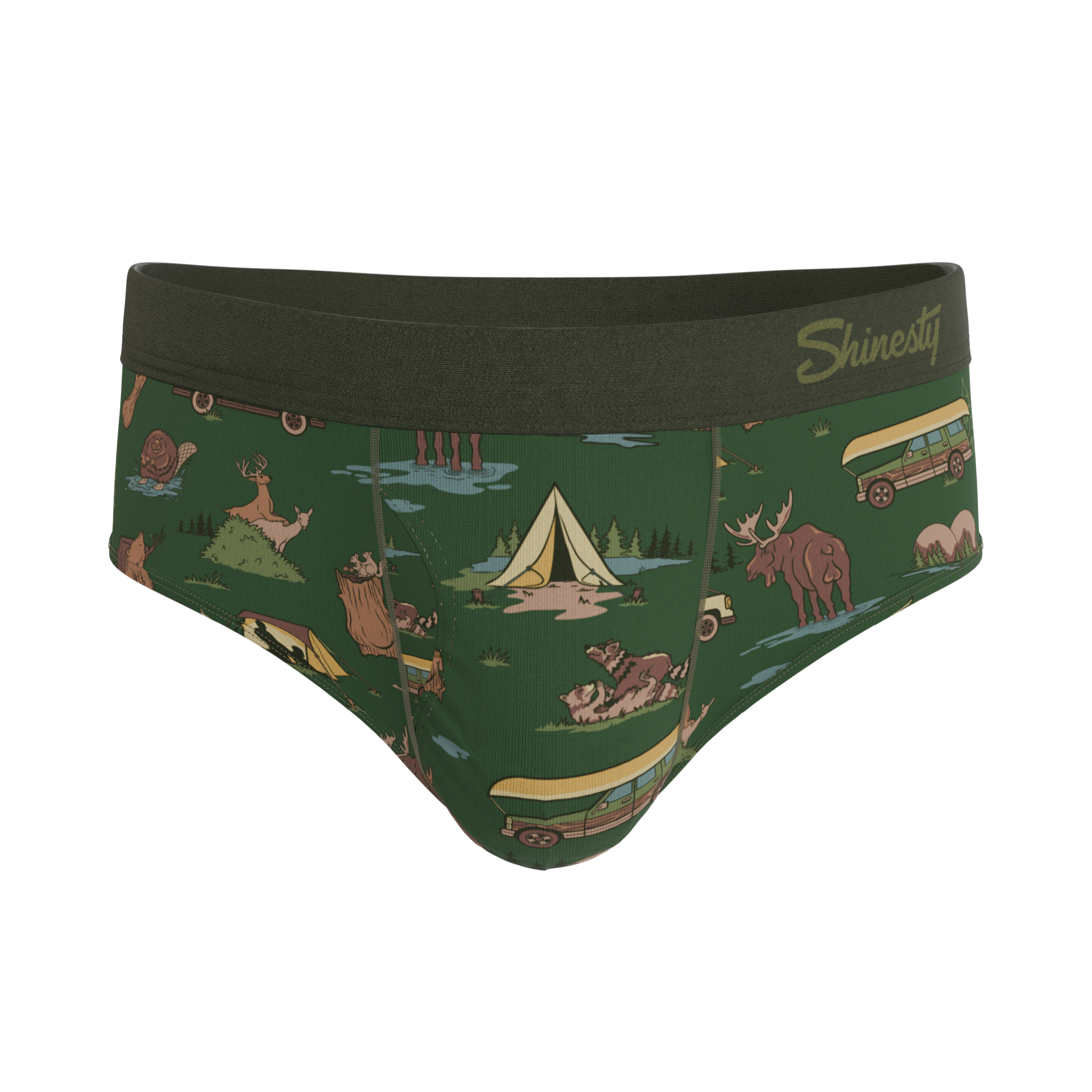 The Really Happy Camper | Camping Ball Hammock® Pouch Underwear Briefs - Shinesty