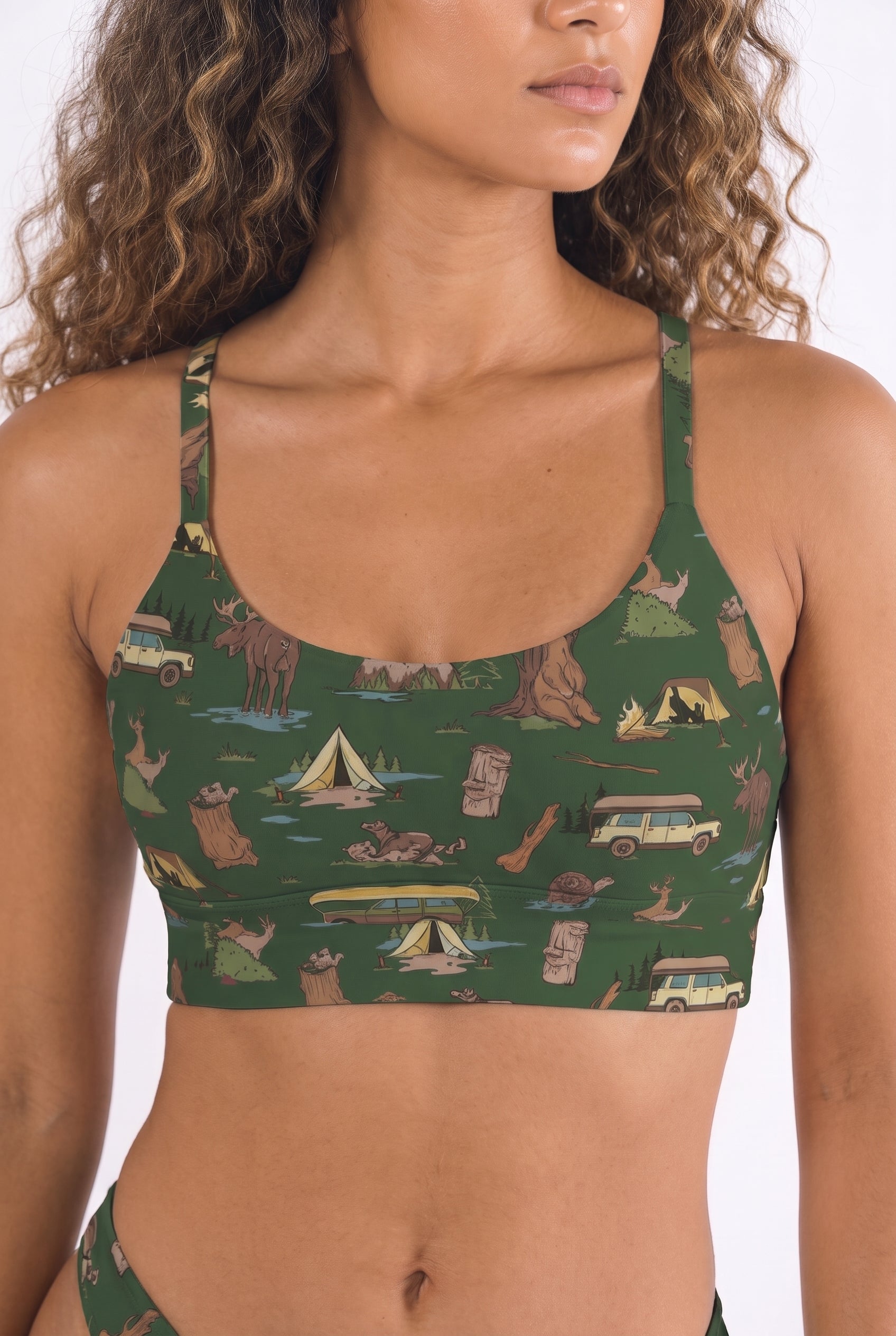 The Really Happy Camper | Camping Boob Hammock™ Scoop Bralette - Shinesty