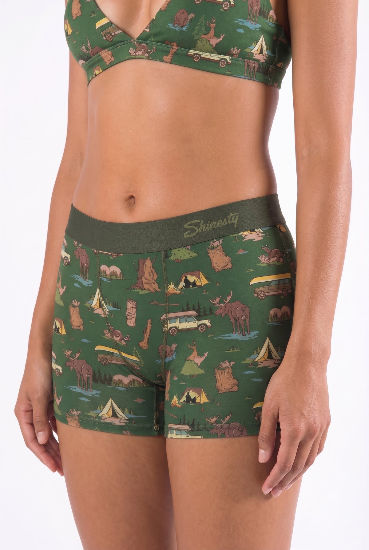 The Really Happy Camper | Camping Women’s Boxers - Shinesty