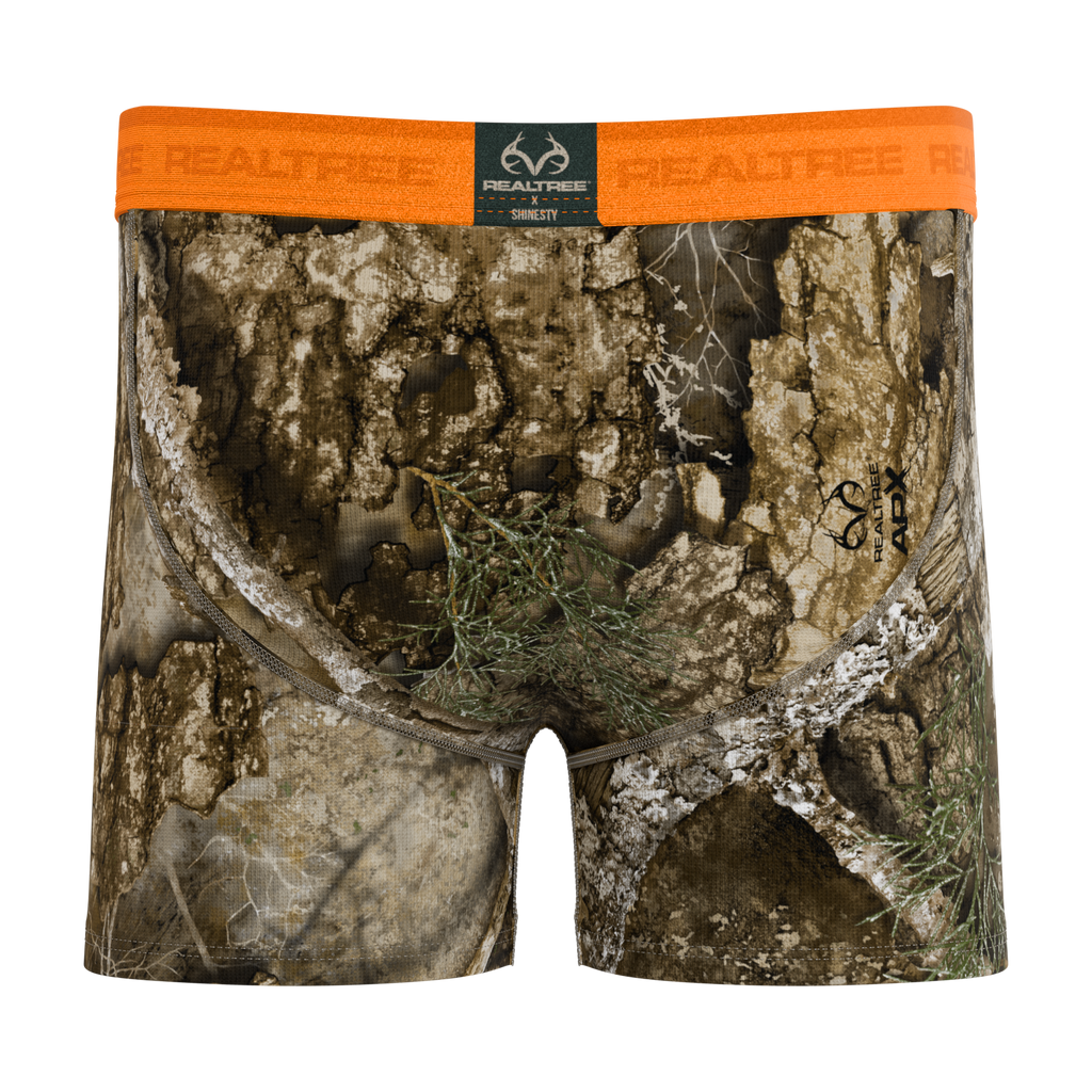 The Wild Game | Realtree x Shinesty Neon Orange Youth Boxer Briefs - Shinesty