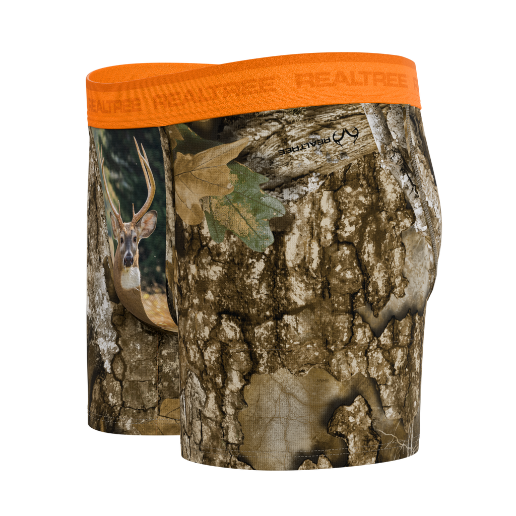 The Wild Game | Realtree x Shinesty Neon Orange Youth Boxer Briefs - Shinesty