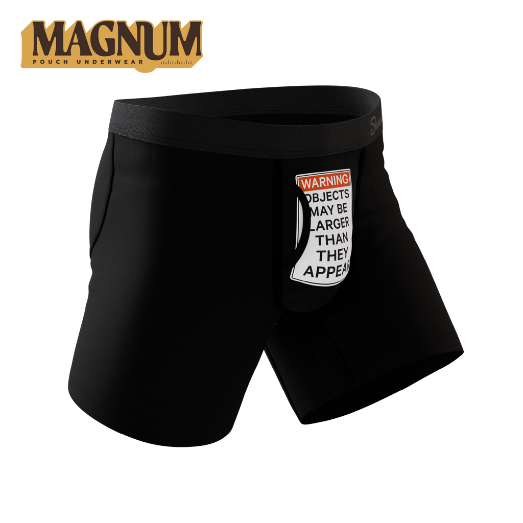 The Rear View | Size Warning Ball Hammock® Magnum Big Pouch Underwear - Shinesty