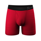 The Red Dress Effect | Red Ball Hammock® Pouch Underwear With Fly - Shinesty