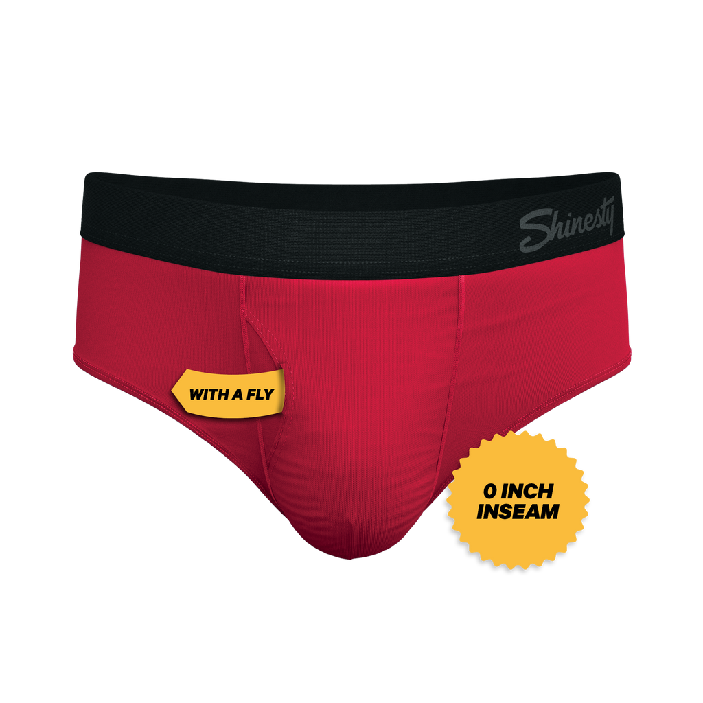 The Red Velvet | Dark Red Ball Hammock® Pouch Underwear Briefs - Shinesty