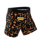 The Rein Dance | Christmas Reindeer Ball Hammock® Pouch Underwear With Fly - Shinesty