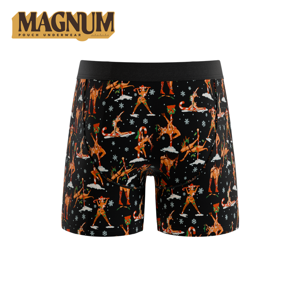 The Rein Dance | Christmas Reindeer Ball Hammock® Magnum Big Pouch Underwear - Shinesty
