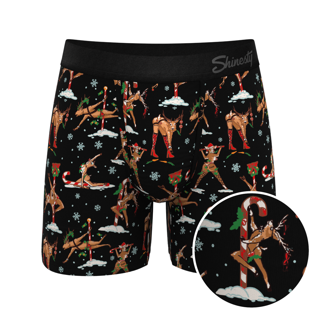 The Rein Dance | Christmas Reindeer Ball Hammock® Pouch Underwear - Shinesty