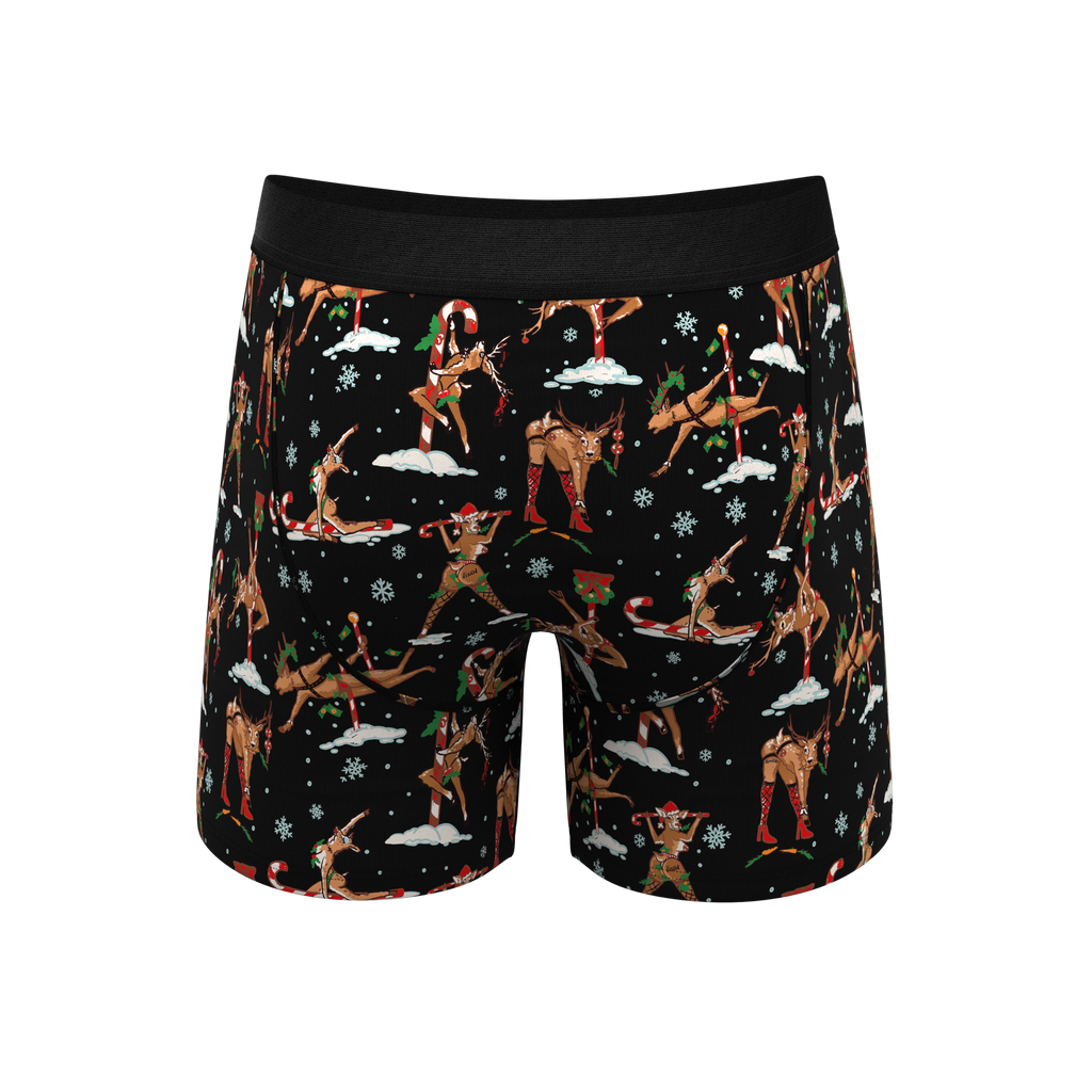 The Rein Dance | Christmas Reindeer Ball Hammock® Pouch Underwear - Shinesty