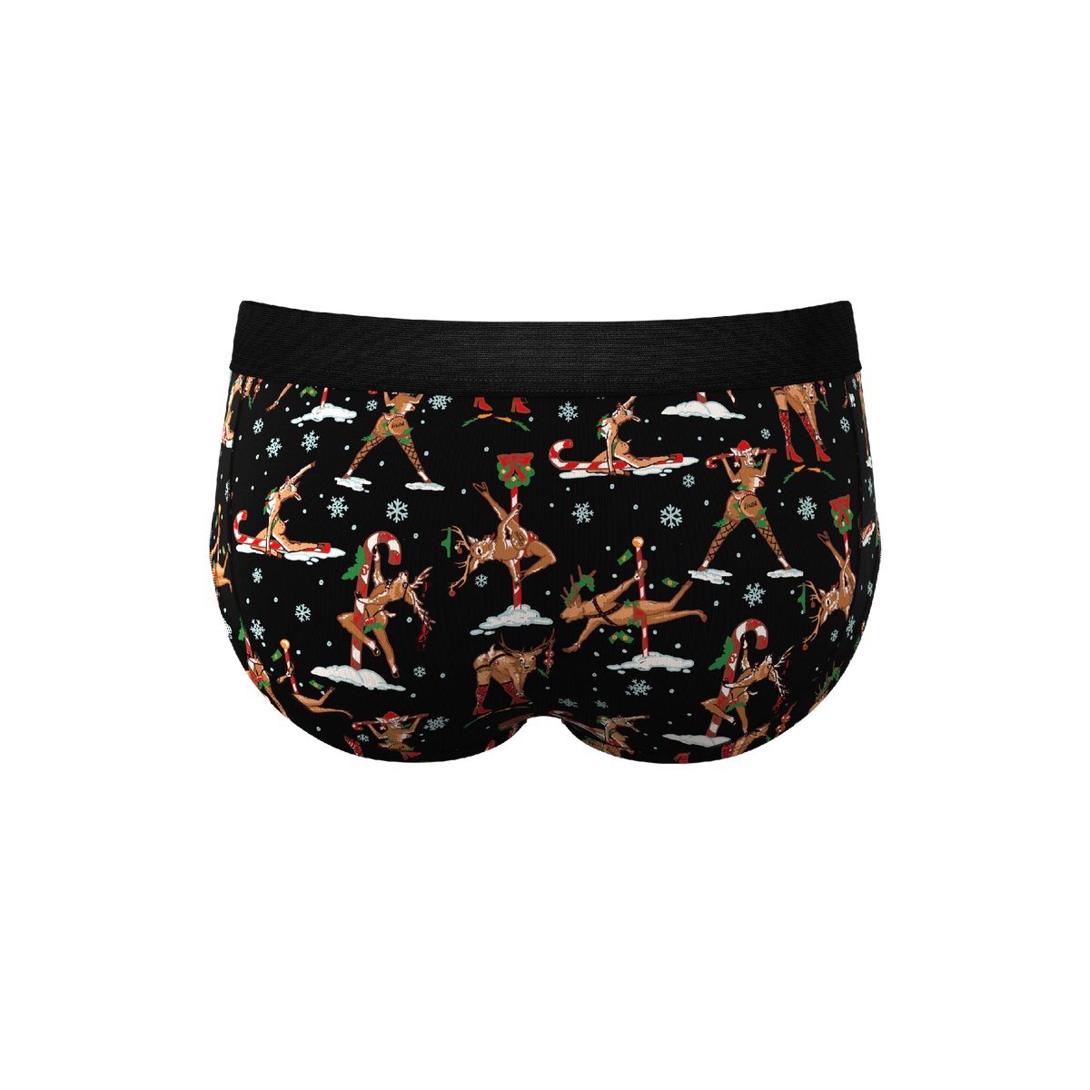 The Rein Dance | Christmas Reindeer Ball Hammock® Pouch Underwear Briefs - Shinesty