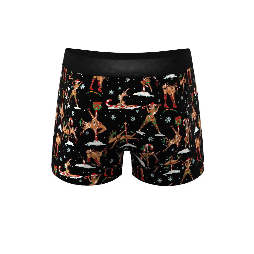 The Rein Dance | Christmas Reindeer Ball Hammock® Pouch Trunks Underwear - Shinesty