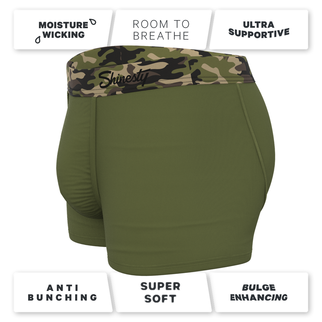 The Reinforcement | Tonal Camo Ball Hammock® Pouch Trunks Underwear - Shinesty