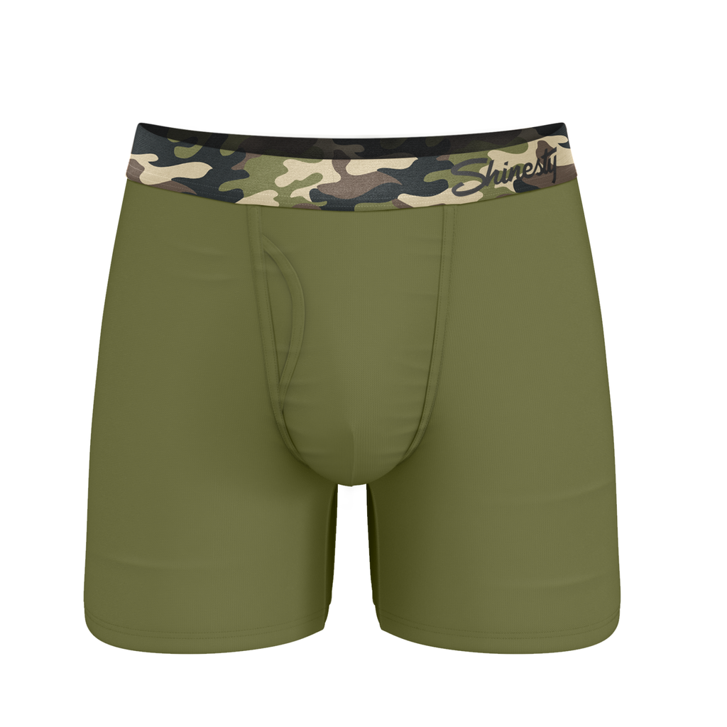 The Reinforcement | Tonal Camo Ball Hammock® Pouch Underwear With Fly - Shinesty