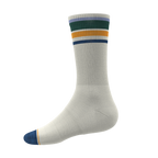 The Retro Actives | Retro Stripe Heel Hammock™ Crew Socks - Shinesty