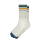 The Retro Actives | Retro Stripe Heel Hammock™ Crew Socks - Shinesty