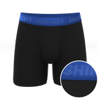 The Rhythm & Blues | Black and Blue Ball Hammock® Pouch Underwear - Shinesty
