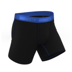 The Rhythm & Blues | Black and Blue Ball Hammock® Pouch Underwear - Shinesty