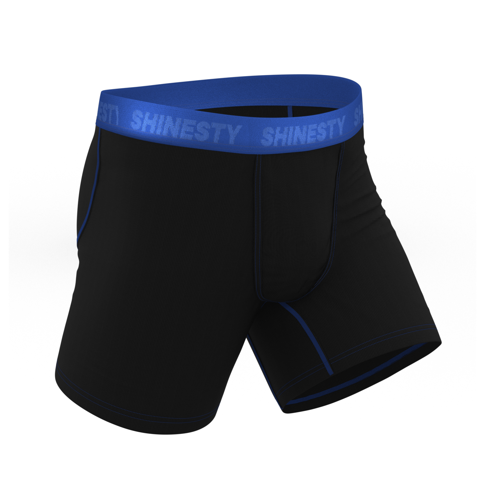 The Rhythm & Blues | Black and Blue Ball Hammock® Pouch Underwear - Shinesty