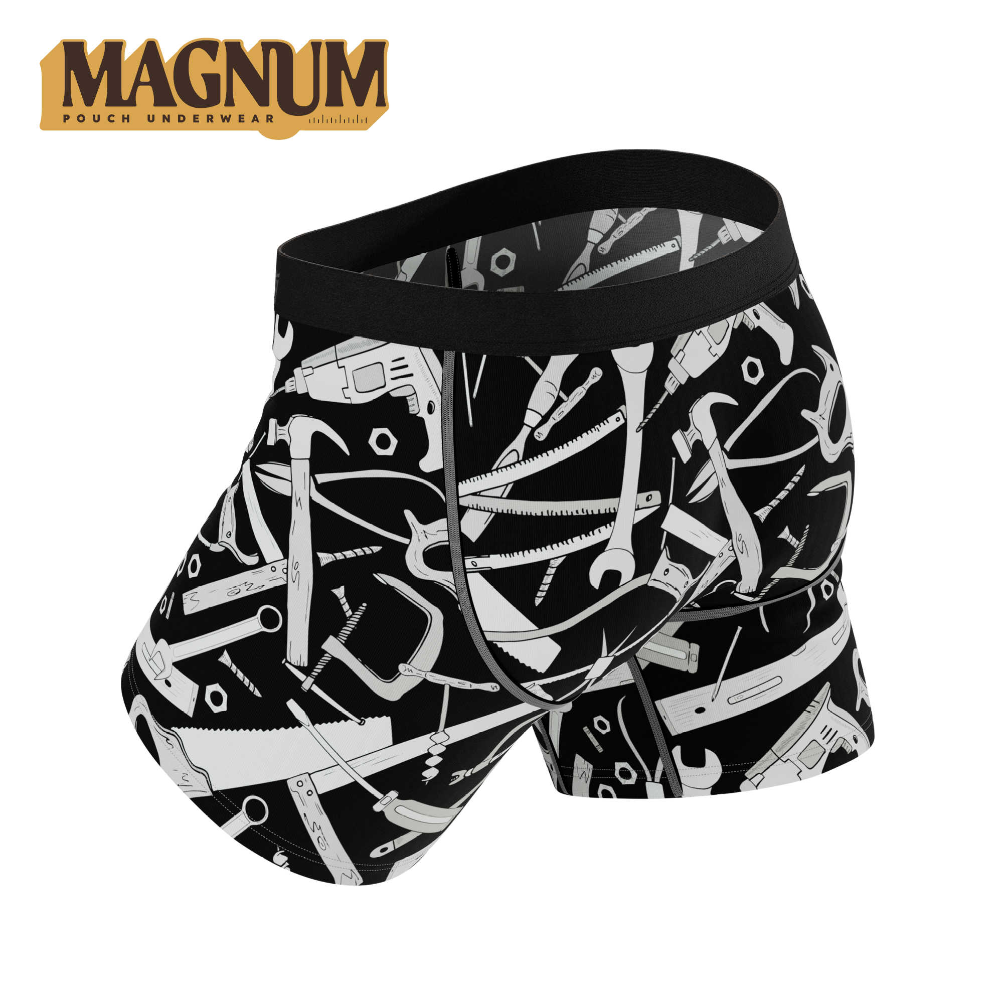 The Righty Tighty | Wrench Ball Hammock® Magnum Big Pouch Underwear - Shinesty