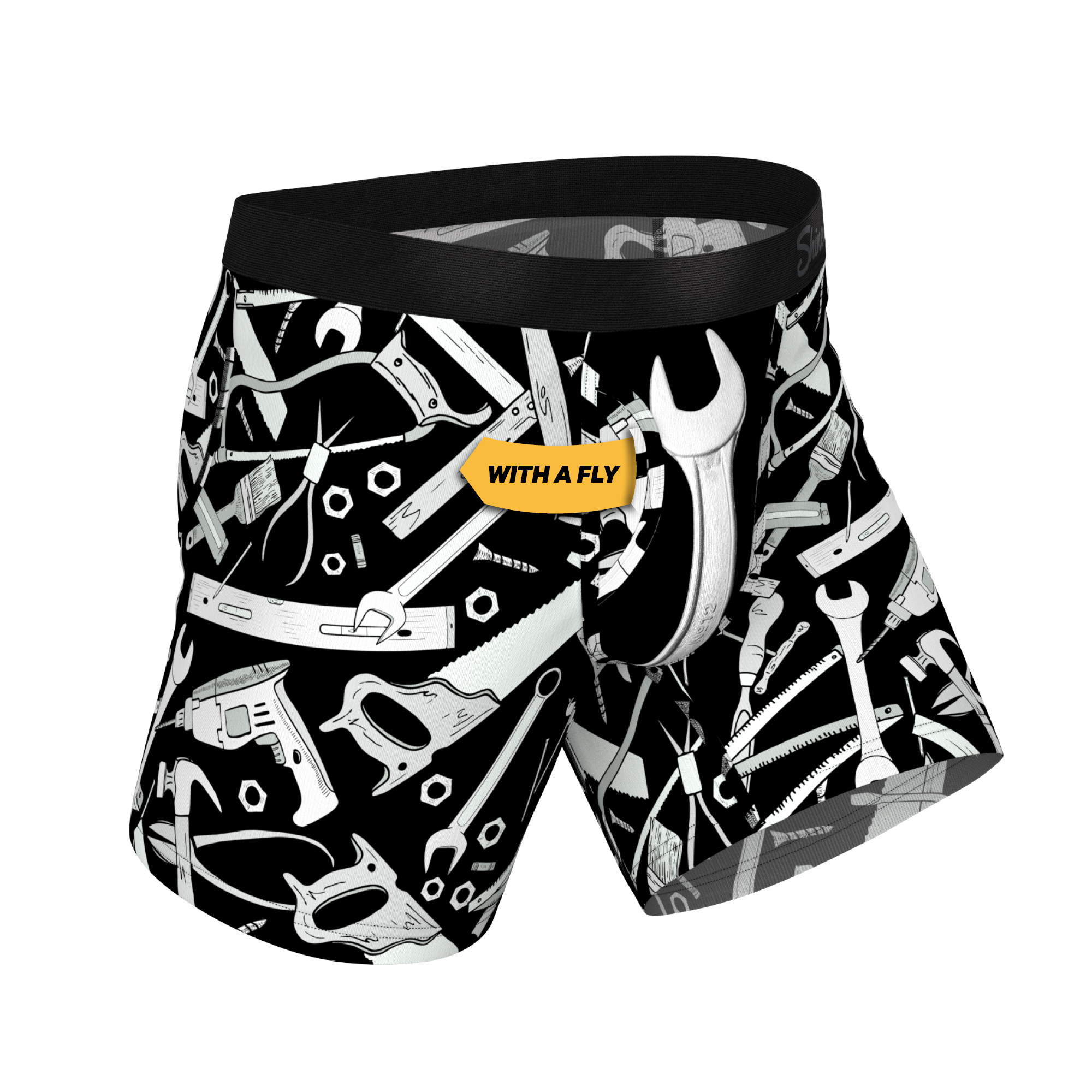 The Righty Tighty | Wrench Ball Hammock® Pouch Underwear With Fly - Shinesty
