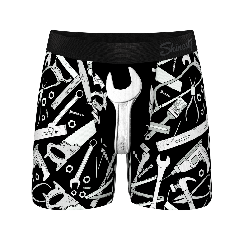 The Righty Tighty | Wrench Ball Hammock® Pouch Underwear With Fly - Shinesty