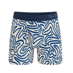 The Rio Grande | Abstract Navy Line Ball Hammock® Pouch Underwear - Shinesty