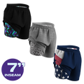 The Rotation | Ball Hammock® 7 Inch Athletic Shorts 3 Pack - Shinesty