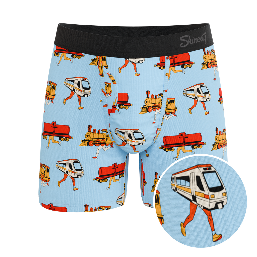 The Runaway Train | Train Ball Hammock® Pouch Underwear With Fly - Shinesty