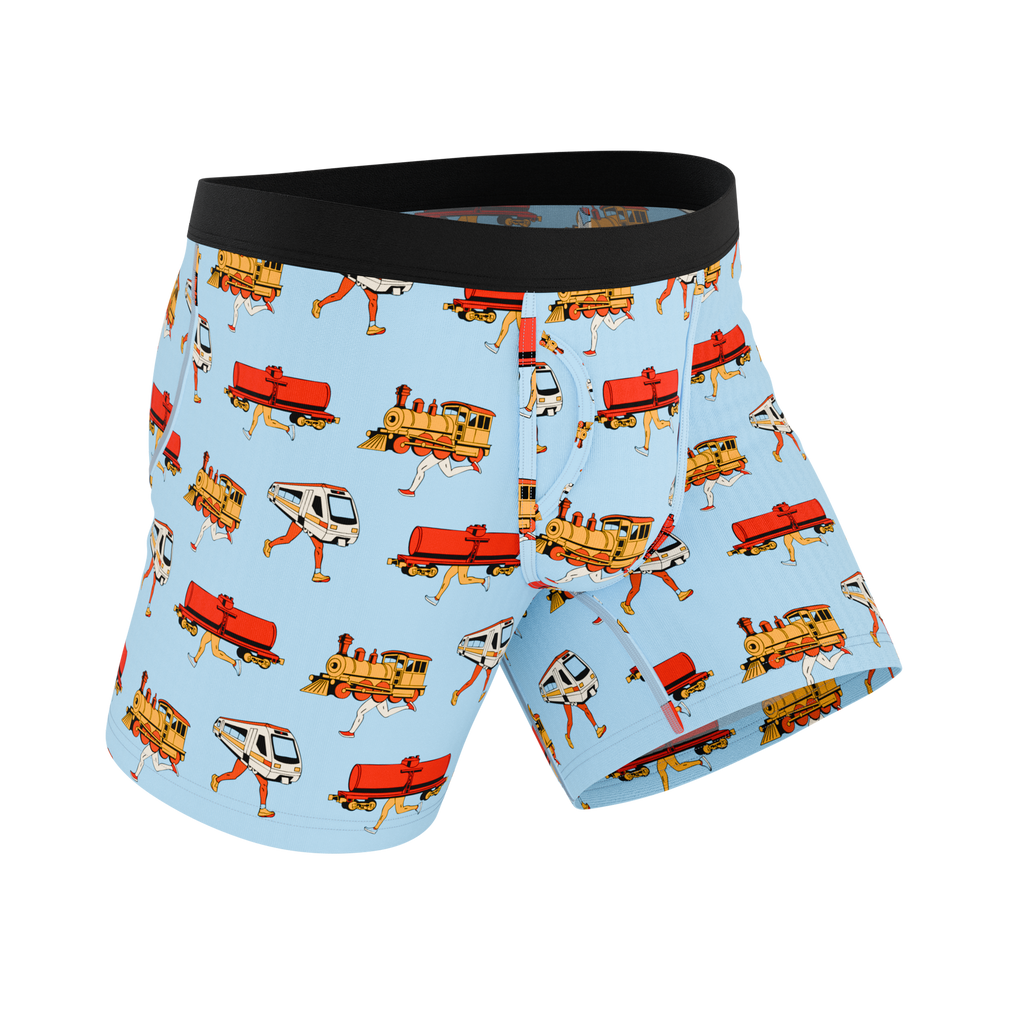 The Runaway Train | Train Ball Hammock® Pouch Underwear With Fly - Shinesty