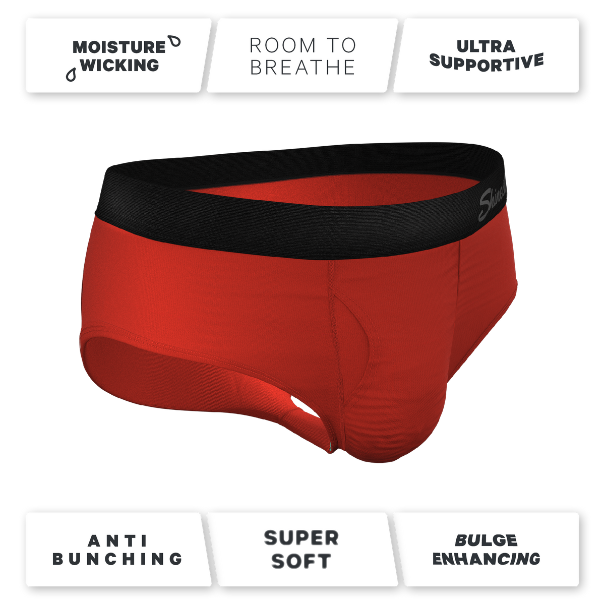 The Rust Fund | Rusty Red Ball Hammock® Pouch Underwear Briefs - Shinesty