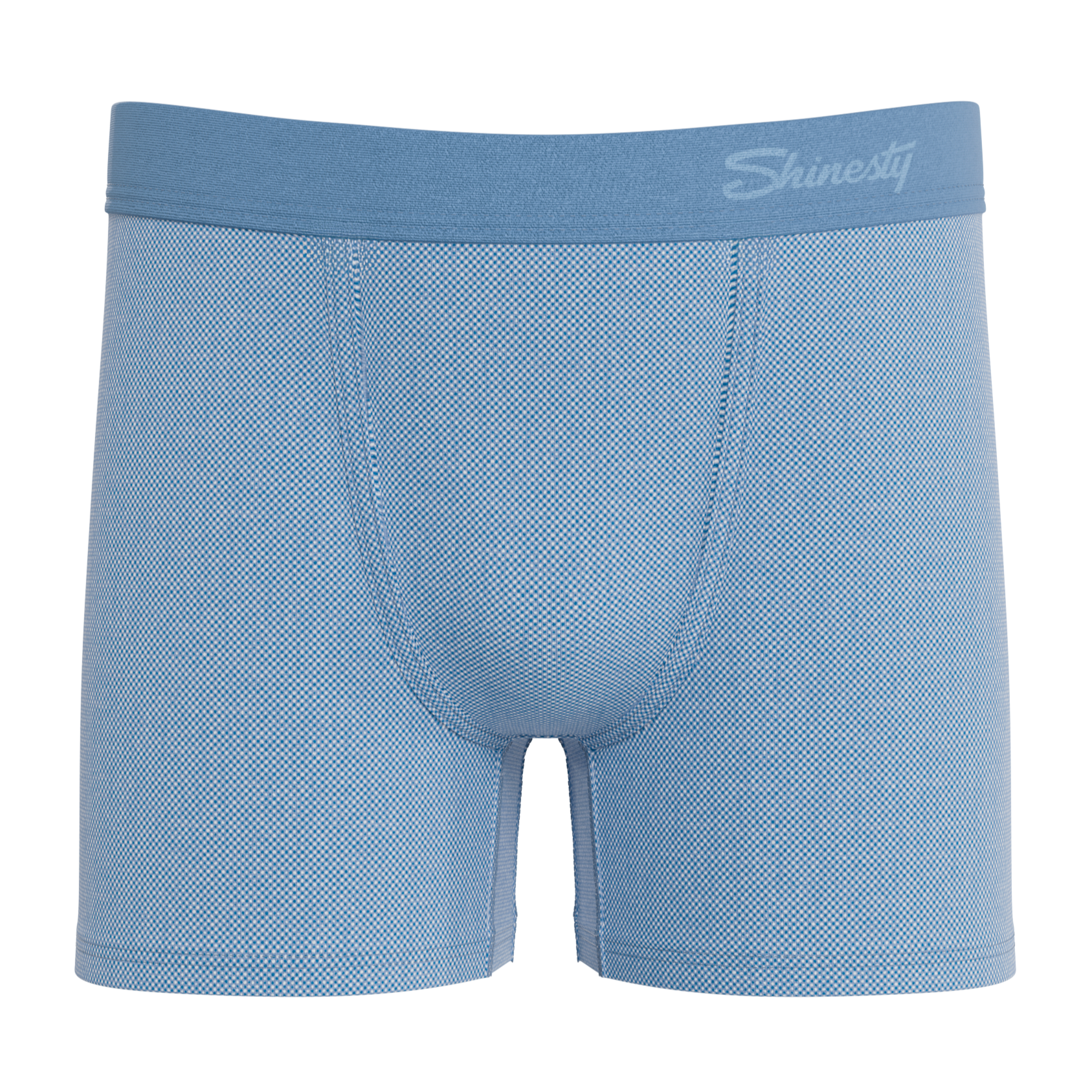 The Chambray All Day | Blue Chambray Youth Boxer Briefs - Shinesty