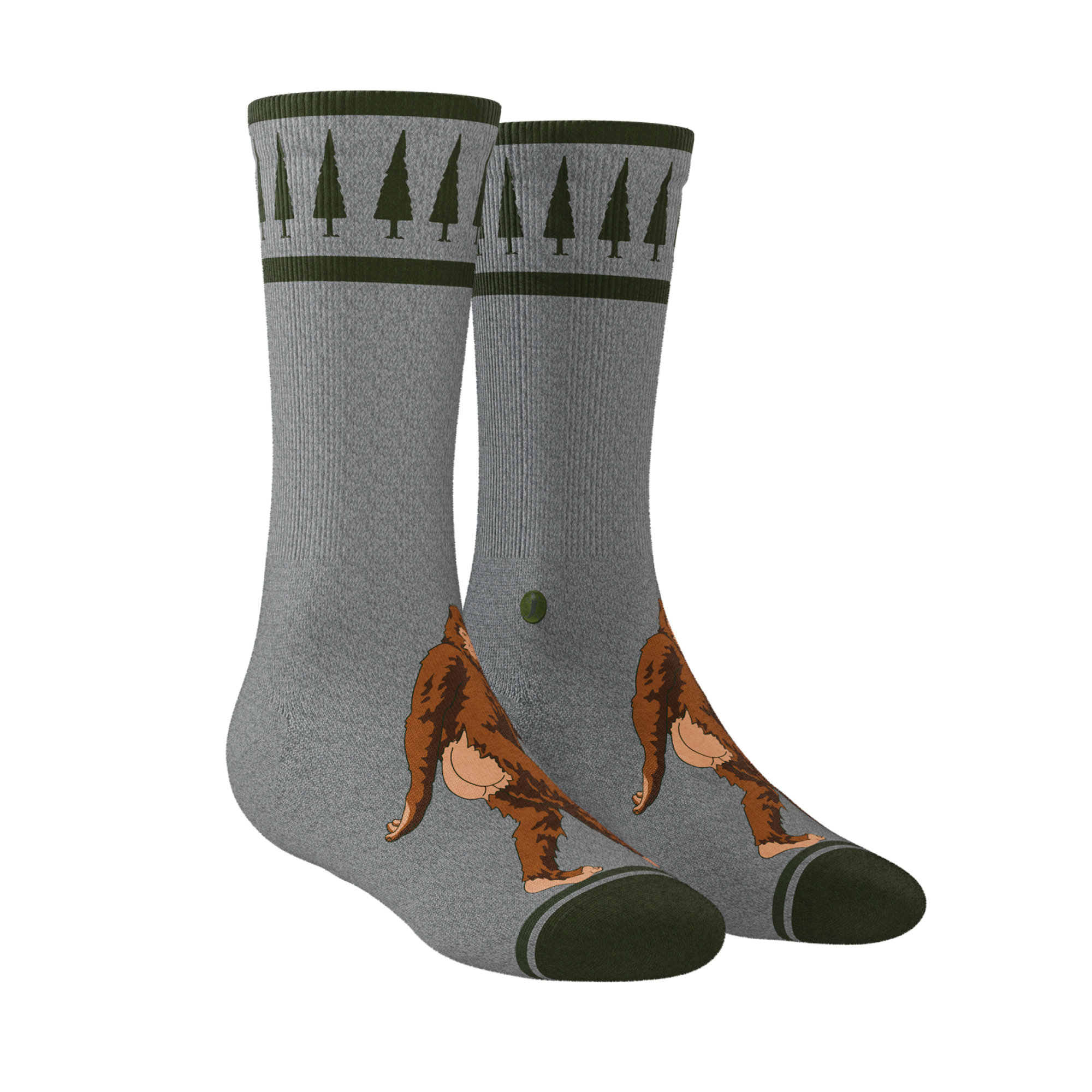 The Sassquatch | Bigfoot Heel Hammock™ Crew Socks - Shinesty